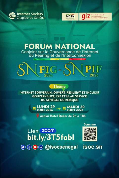 Affiche officielle SnFGI 2026 – SnPIF 2026